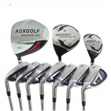 Ladies Right or Left Hand Magnum  XS WIDE SOLE Edition Graphite Golf Club Set w/460cc Driver + 3 Wood, #3 Hybrid, 5-9 Irons & Pitching Wedge: Optional Bag and More